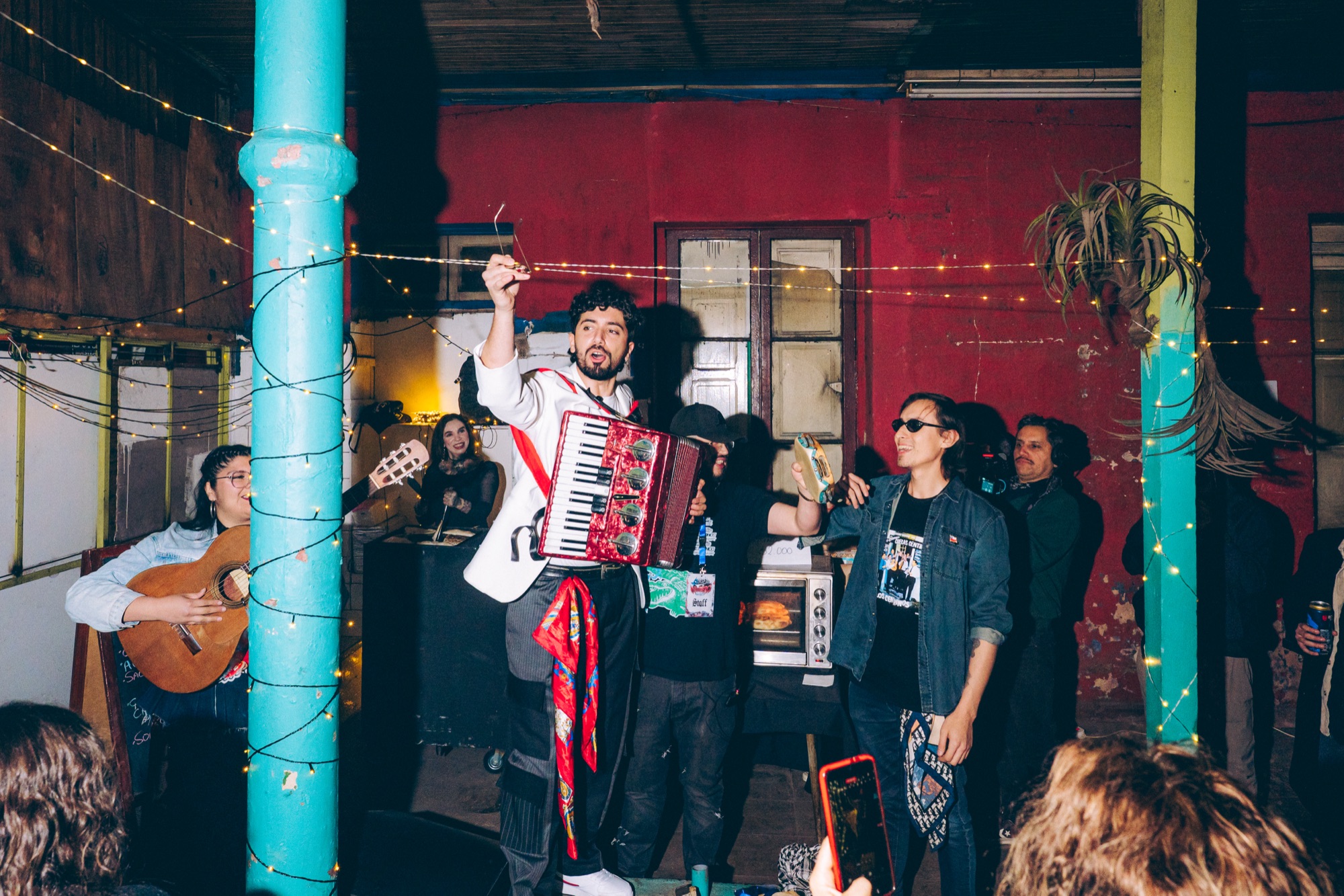 Alan Tiwas en una rueda de cantores